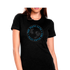 Ladies Fit T-Shirt Blue Metallic Ink
