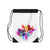 Chalk Explosion Piano Guys Drawstring Bag